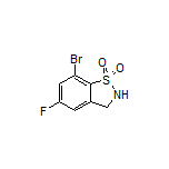 7-Bromo-5-fluoro-2,3-dihydrobenzo[d]isothiazole 1,1-Dioxide