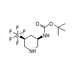 (3R,5S)-N-Boc-5-(pentafluorosulfanyl)piperidin-3-amine
