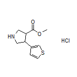 Methyl 4-(Thiophen-3-yl)pyrrolidine-3-carboxylate Hydrochloride