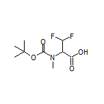 2-[Boc-(methyl)amino]-3,3-difluoropropanoic Acid
