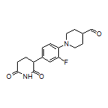 1-[4-(2,6-Dioxopiperidin-3-yl)-2-fluorophenyl]piperidine-4-carbaldehyde