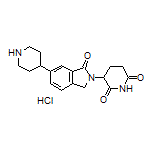 3-[1-Oxo-6-(4-piperidyl)isoindolin-2-yl]piperidine-2,6-dione Hydrochloride