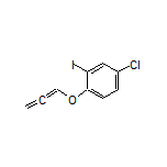 4-Chloro-2-iodo-1-(propa-1,2-dien-1-yloxy)benzene