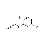 4-Bromo-1-iodo-2-(propa-1,2-dien-1-yloxy)benzene