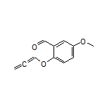 5-Methoxy-2-(propa-1,2-dien-1-yloxy)benzaldehyde