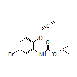 N-Boc-5-bromo-2-(propa-1,2-dien-1-yloxy)aniline