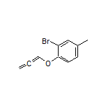 2-Bromo-4-methyl-1-(propa-1,2-dien-1-yloxy)benzene