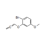 1-Bromo-4-methoxy-2-(propa-1,2-dien-1-yloxy)benzene