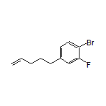 1-Bromo-2-fluoro-4-(pent-4-en-1-yl)benzene