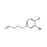 2-Bromo-1-fluoro-4-(pent-4-en-1-yl)benzene