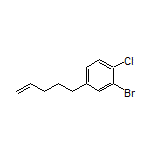 2-Bromo-1-chloro-4-(pent-4-en-1-yl)benzene