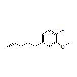 1-Fluoro-2-methoxy-4-(pent-4-en-1-yl)benzene