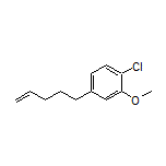 1-Chloro-2-methoxy-4-(pent-4-en-1-yl)benzene