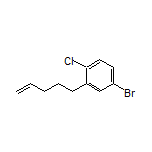 4-Bromo-1-chloro-2-(pent-4-en-1-yl)benzene