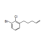 1-Bromo-2-chloro-3-(pent-4-en-1-yl)benzene