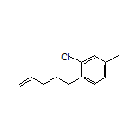 2-Chloro-4-methyl-1-(pent-4-en-1-yl)benzene