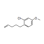 2-Chloro-4-methoxy-1-(pent-4-en-1-yl)benzene