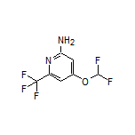 4-(Difluoromethoxy)-6-(trifluoromethyl)pyridin-2-amine