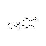 1-[(4-Bromo-3-fluorophenyl)imino]thietane 1-Oxide