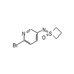 1-[(6-Bromopyridin-3-yl)imino]thietane 1-Oxide