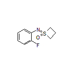 1-[(2-Fluorophenyl)imino]thietane 1-Oxide