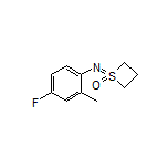 1-[(4-Fluoro-2-methylphenyl)imino]thietane 1-Oxide