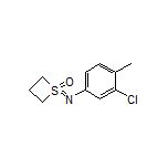 1-[(3-Chloro-4-methylphenyl)imino]thietane 1-Oxide