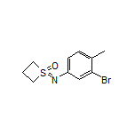 1-[(3-Bromo-4-methylphenyl)imino]thietane 1-Oxide