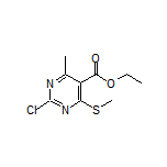 Ethyl 2-Chloro-4-methyl-6-(methylthio)pyrimidine-5-carboxylate