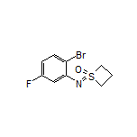 1-[(2-Bromo-5-fluorophenyl)imino]thietane 1-Oxide