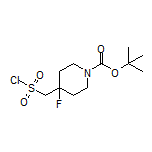 (1-Boc-4-fluoro-4-piperidyl)methanesulfonyl Chloride