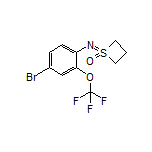 1-[[4-Bromo-2-(trifluoromethoxy)phenyl]imino]thietane 1-Oxide