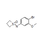1-[(4-Bromo-3-methoxyphenyl)imino]thietane 1-Oxide
