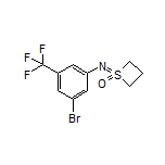 1-[[3-Bromo-5-(trifluoromethyl)phenyl]imino]thietane 1-Oxide