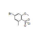 4-Bromo-2-methoxy-6-methylbenzene-1-sulfonyl Chloride