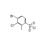 4-Bromo-3-chloro-2-methylbenzene-1-sulfonyl Chloride