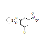 1-[(3-Bromo-5-nitrophenyl)imino]thietane 1-Oxide