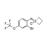 1-[[2-Bromo-4-(trifluoromethoxy)phenyl]imino]thietane 1-Oxide