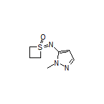 1-[(1-Methyl-5-pyrazolyl)imino]thietane 1-Oxide