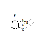 1-[(2-Fluoro-6-methoxyphenyl)imino]thietane 1-Oxide