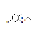 1-[(5-Bromo-2-methylphenyl)imino]thietane 1-Oxide