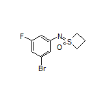 1-[(3-Bromo-5-fluorophenyl)imino]thietane 1-Oxide
