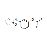 1-[[3-(Difluoromethoxy)phenyl]imino]thietane 1-Oxide