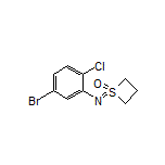 1-[(5-Bromo-2-chlorophenyl)imino]thietane 1-Oxide