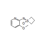 1-[(3-Methoxypyridin-2-yl)imino]thietane 1-Oxide