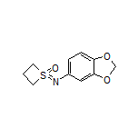 1-(Benzo[d][1,3]dioxol-5-ylimino)thietane 1-Oxide