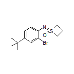 1-[[2-Bromo-4-(tert-butyl)phenyl]imino]thietane 1-Oxide