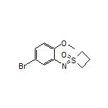 1-[(5-Bromo-2-methoxyphenyl)imino]thietane 1-Oxide