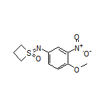 1-[(4-Methoxy-3-nitrophenyl)imino]thietane 1-Oxide