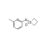 1-[(6-Methylpyridin-2-yl)imino]thietane 1-Oxide